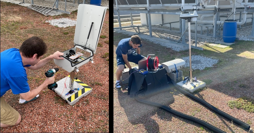 installations for solarblind QKD