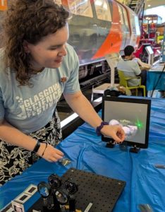 public outreach activity at the Glasgow science festival